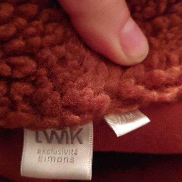 Teddy Bear Jacket Coat women's M Very cute Zip up Bomber Style - Picture 5 of 6